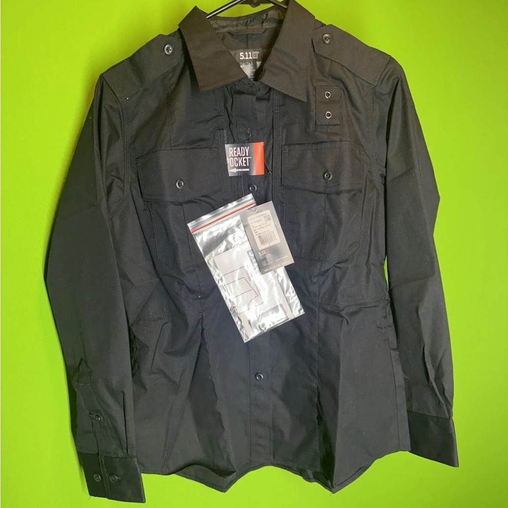 NWT - 5.11 WOMEN’S TACLITE® PDU® CLASS B LONG SLEEVE SHIRT - Midnight Navy